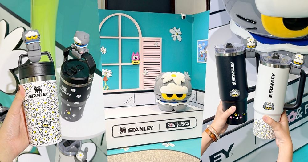 Stanley跟GD愛貓驚喜聯名！ZO&FRIENDS「ZOA雛菊保溫杯、吸管杯+公仔」四款周邊都想買！-1