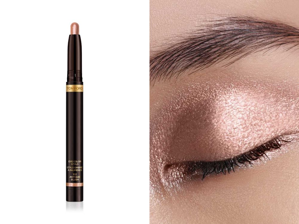 TOM FORD 2027秋冬伸展台妝容解析！全新「鑽光眼影筆」寶石璀璨光澤太高級，眼影暈染、俐落眼線一筆搞定！-12