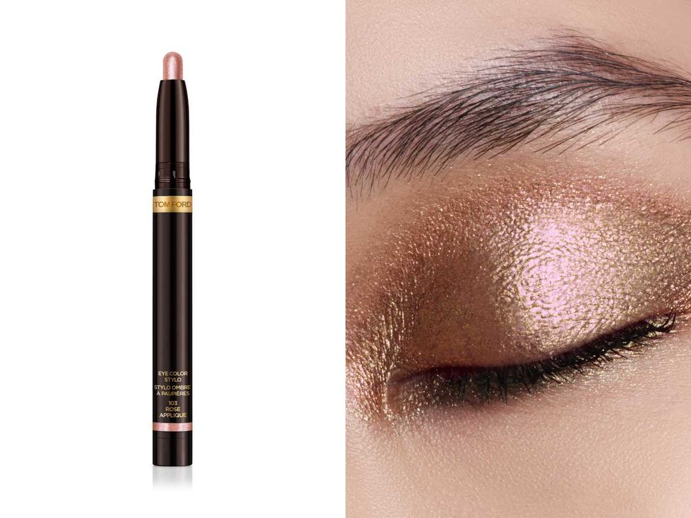 TOM FORD 2027秋冬伸展台妝容解析！全新「鑽光眼影筆」寶石璀璨光澤太高級，眼影暈染、俐落眼線一筆搞定！-13