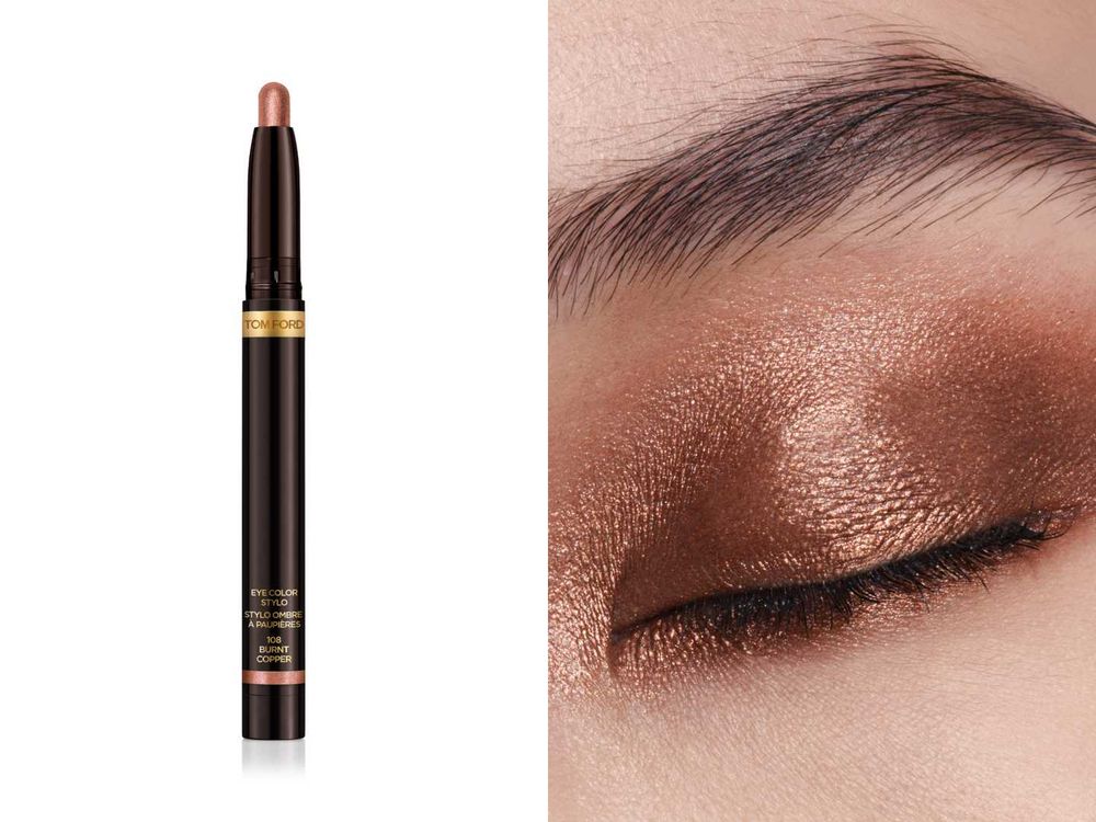TOM FORD 2027秋冬伸展台妝容解析！全新「鑽光眼影筆」寶石璀璨光澤太高級，眼影暈染、俐落眼線一筆搞定！-18