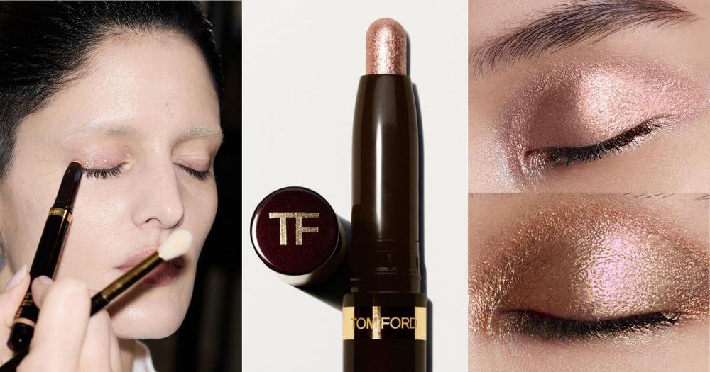 TOM FORD 2027秋冬伸展台妝容解析！全新「鑽光眼影筆」寶石璀璨光澤太高級，眼影暈染、俐落眼線一筆搞定！-1