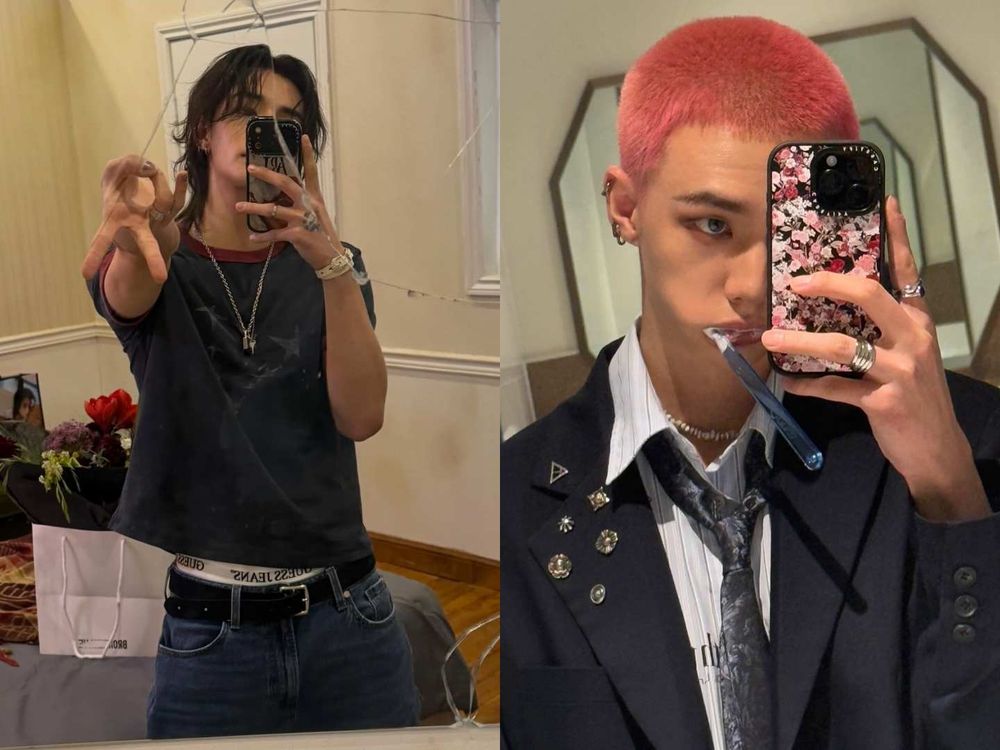 自拍不求人！盤點5位超愛「對鏡自拍」KPOP男愛豆，BTS泰亨幾乎每則貼文都有，SVT DK連入伍照都不放過！-4