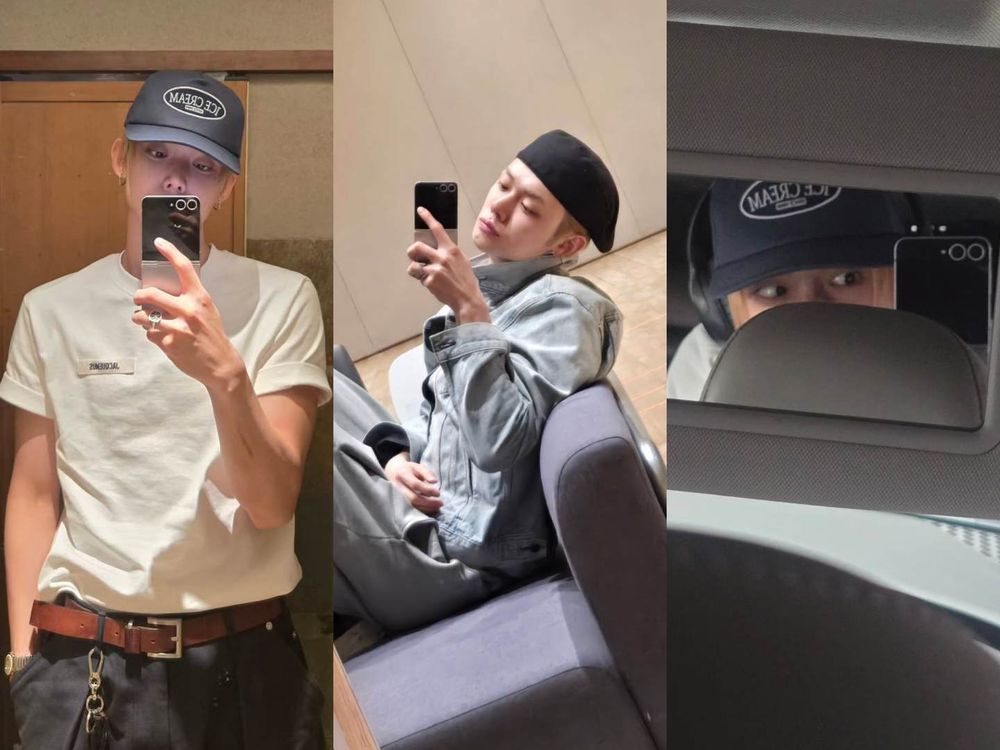 自拍不求人！盤點5位超愛「對鏡自拍」KPOP男愛豆，BTS泰亨幾乎每則貼文都有，SVT DK連入伍照都不放過！-9