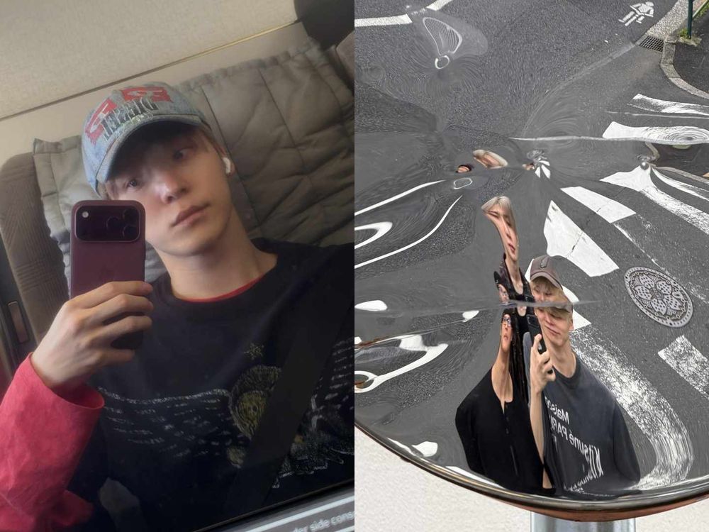 自拍不求人！盤點5位超愛「對鏡自拍」KPOP男愛豆，BTS泰亨幾乎每則貼文都有，SVT DK連入伍照都不放過！-10