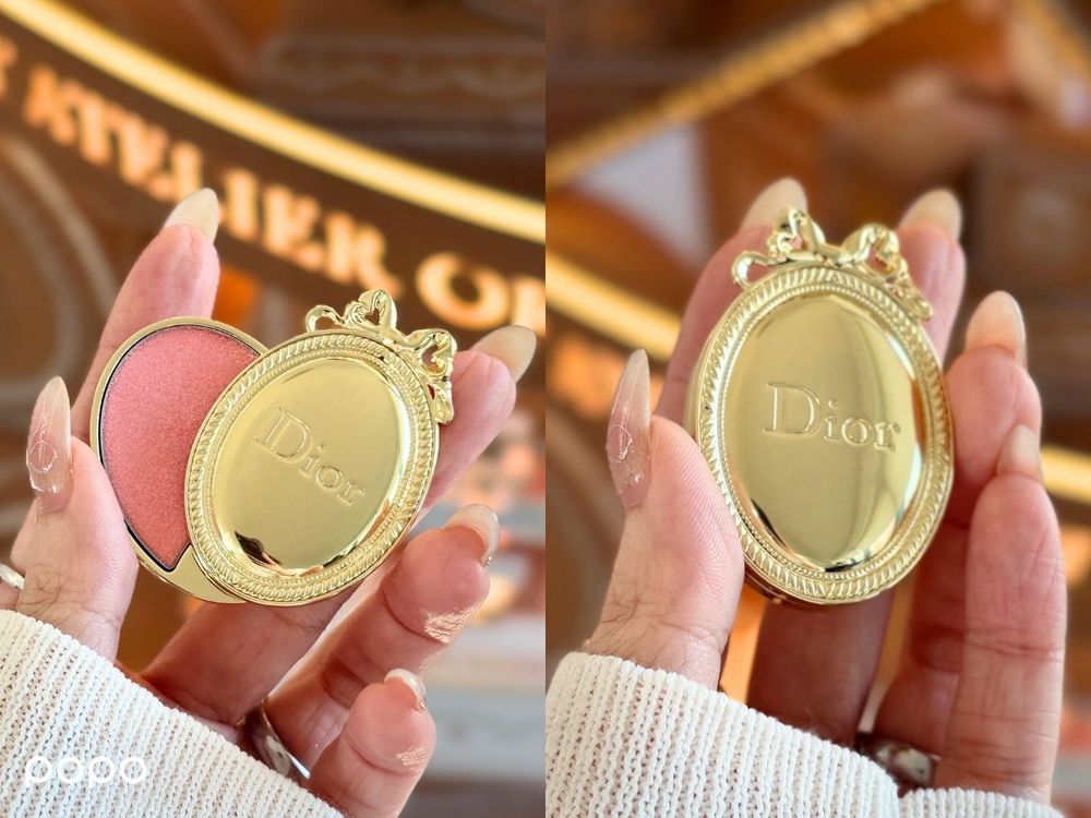 DIOR聖誕彩妝把「高訂勳章」變隨身唇膏！肉桂奶茶唇色、焦糖眼影與金色氣墊，連包裝都值得收藏！-2