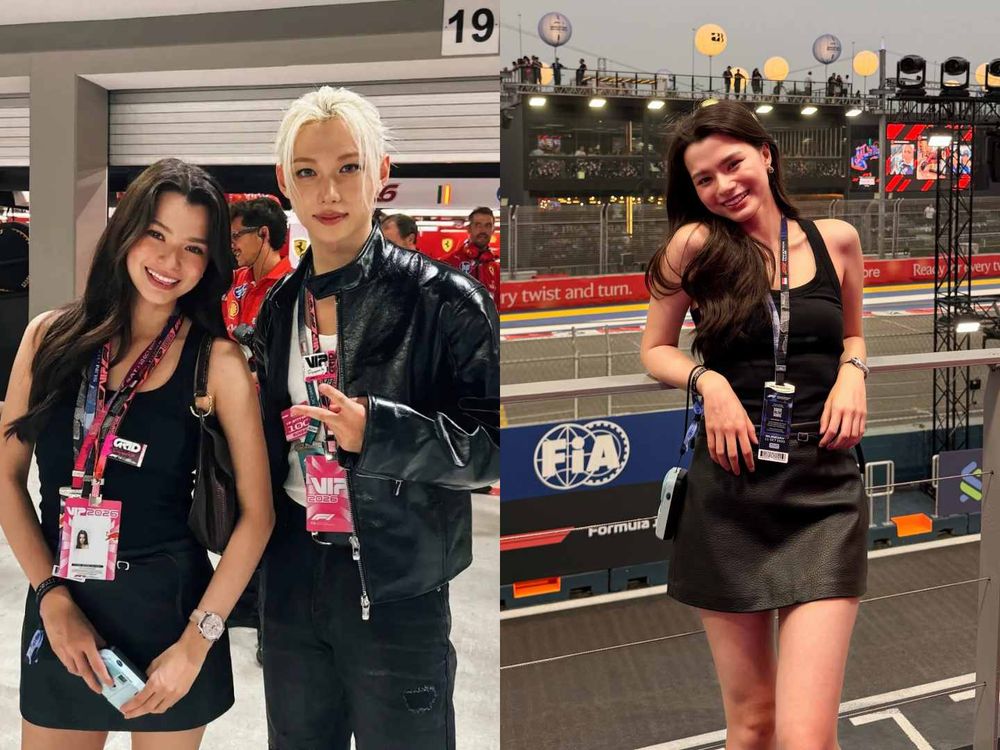 F1新加坡大獎賽場邊也精彩！TAG Heuer把「泰星Becky、ALD1李相沅」都帶來了！這個人氣陣容太吸睛！-6