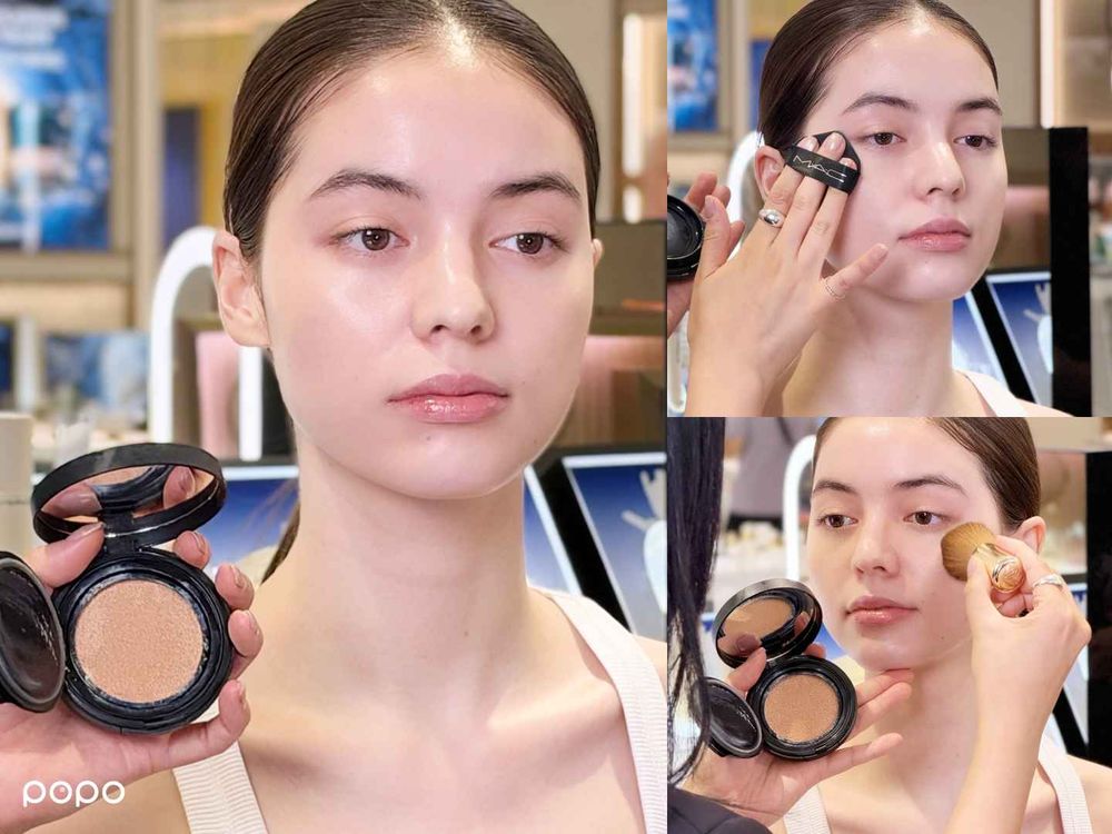 M·A·C大巨蛋新櫃登場！MEOVV御用彩妝師親授發光肌，氣墊刷上、局部定妝到精準打亮，女團光澤秘訣公開！-17