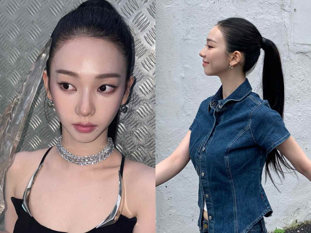 周子瑜F1高馬尾綁髮美翻全網！盤點5位最適合綁馬尾Kpop女愛豆，Karina、Jisoo靠顏值駕馭貼頭皮造型！-9