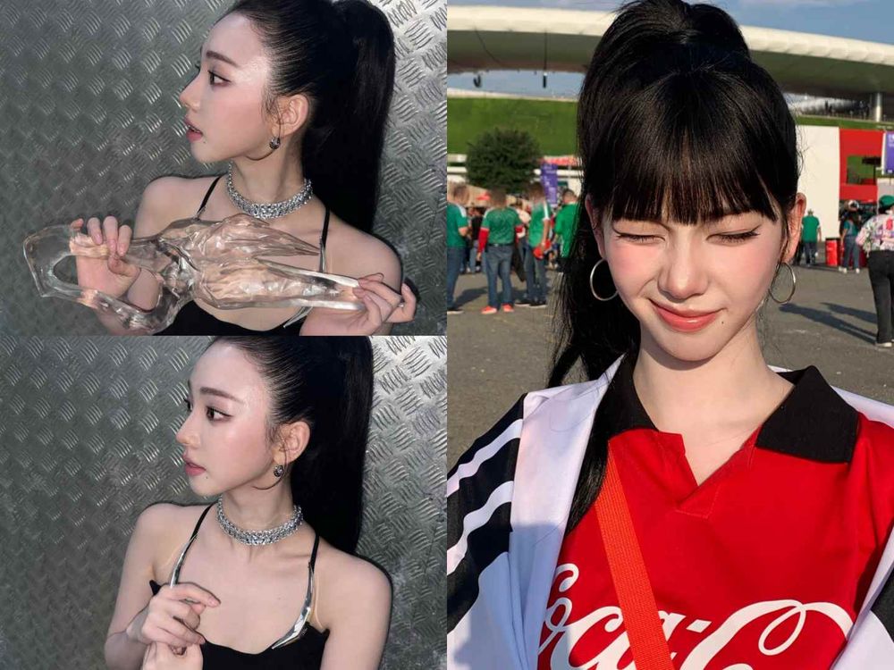周子瑜F1高馬尾綁髮美翻全網！盤點5位最適合綁馬尾Kpop女愛豆，Karina、Jisoo靠顏值駕馭貼頭皮造型！-8