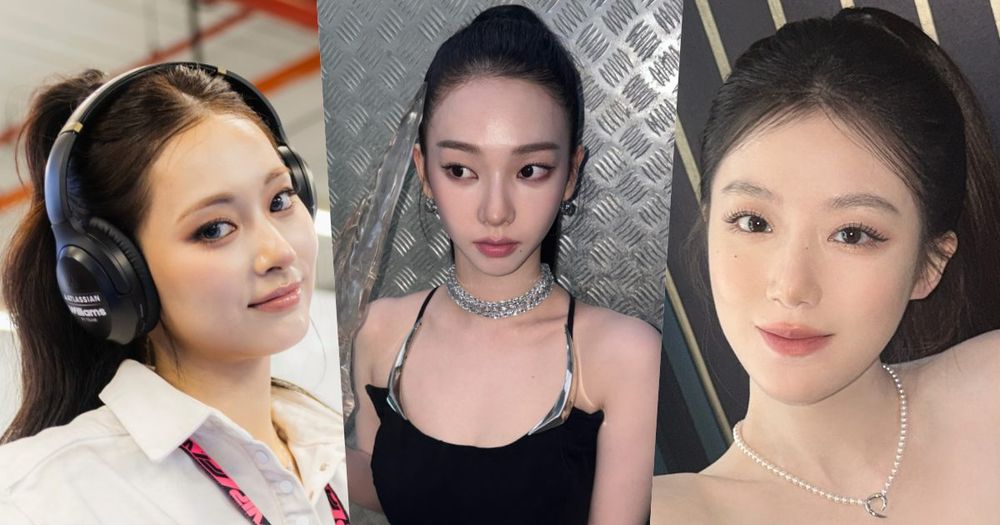 周子瑜F1高馬尾綁髮美翻全網！盤點5位最適合綁馬尾Kpop女愛豆，Karina、Jisoo靠顏值駕馭貼頭皮造型！-1