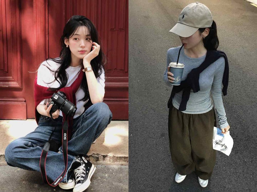 秋冬穿搭少不了針織小外套！韓妞6招「不敗搭配公式」懶人包！原來今年斜披肩、紫藕色氛圍感關鍵？！-8