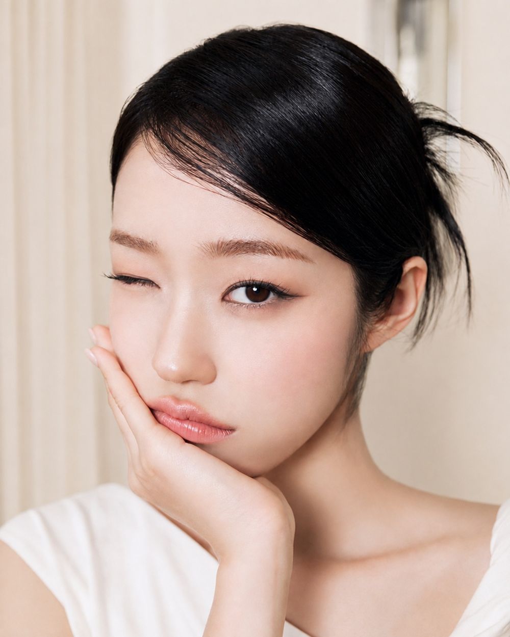 OLIVE YOUNG最強底妝CP！盧允瑞同款YUNJAC「絲潤霧光氣墊」拍出內潤外霧貼膚原生美肌，換季再也不卡粉！-5
