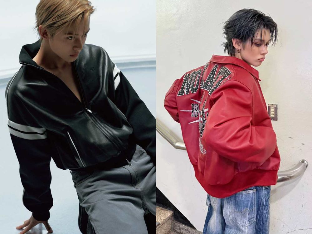 這款戰袍打天下！8位「超會穿皮衣男神」盤點！Felix、泰亨都上榜！GD根本天花板級別、光看照片就能暈一整天！-14