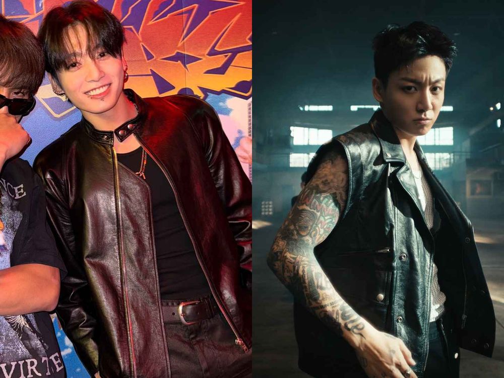 這款戰袍打天下！8位「超會穿皮衣男神」盤點！Felix、泰亨都上榜！GD根本天花板級別、光看照片就能暈一整天！-7