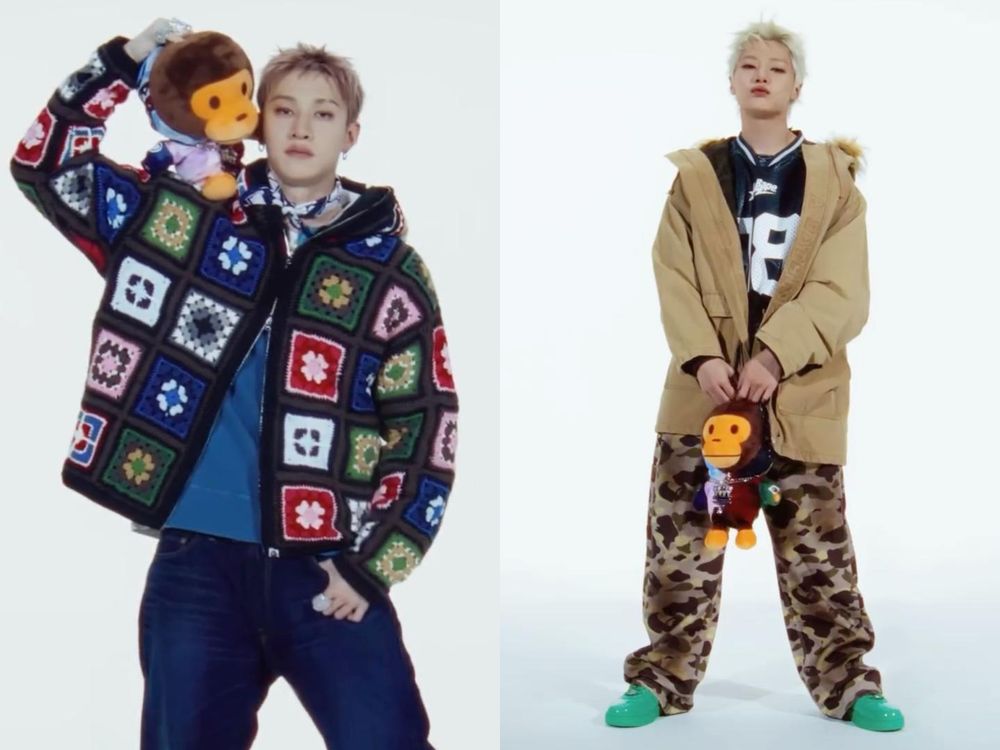 STAY們真的買沒完！Stray Kids再度聯名日牌BAPE！最新廣告正式曝光、去年沒買到今年不能錯過！-6