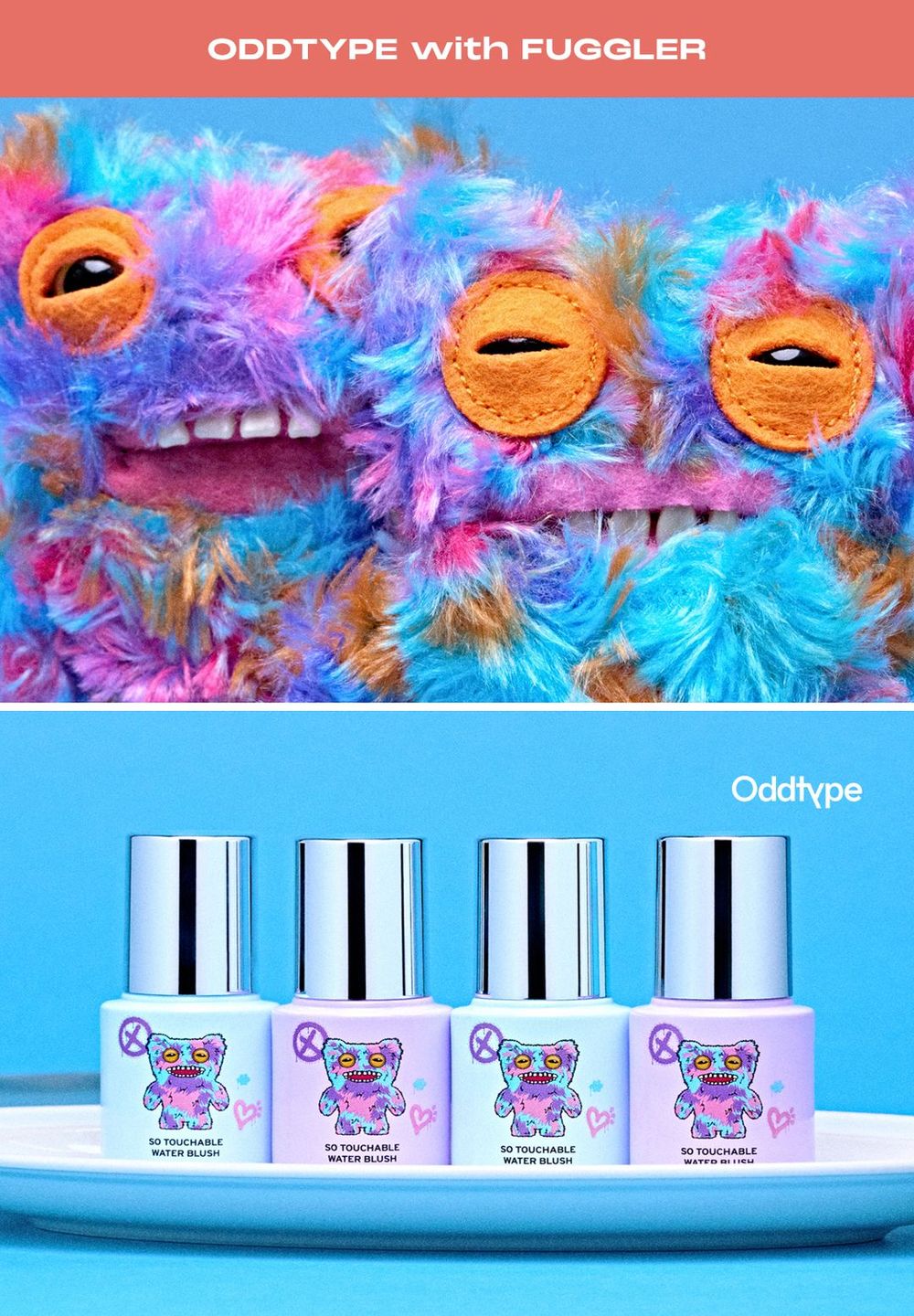 醜萌IP席捲韓國美妝界！小眾彩妝Oddtype聯名放克牙寶，買人氣水光腮紅送限量牙寶盲盒，MUSINSA獨家開賣！-4