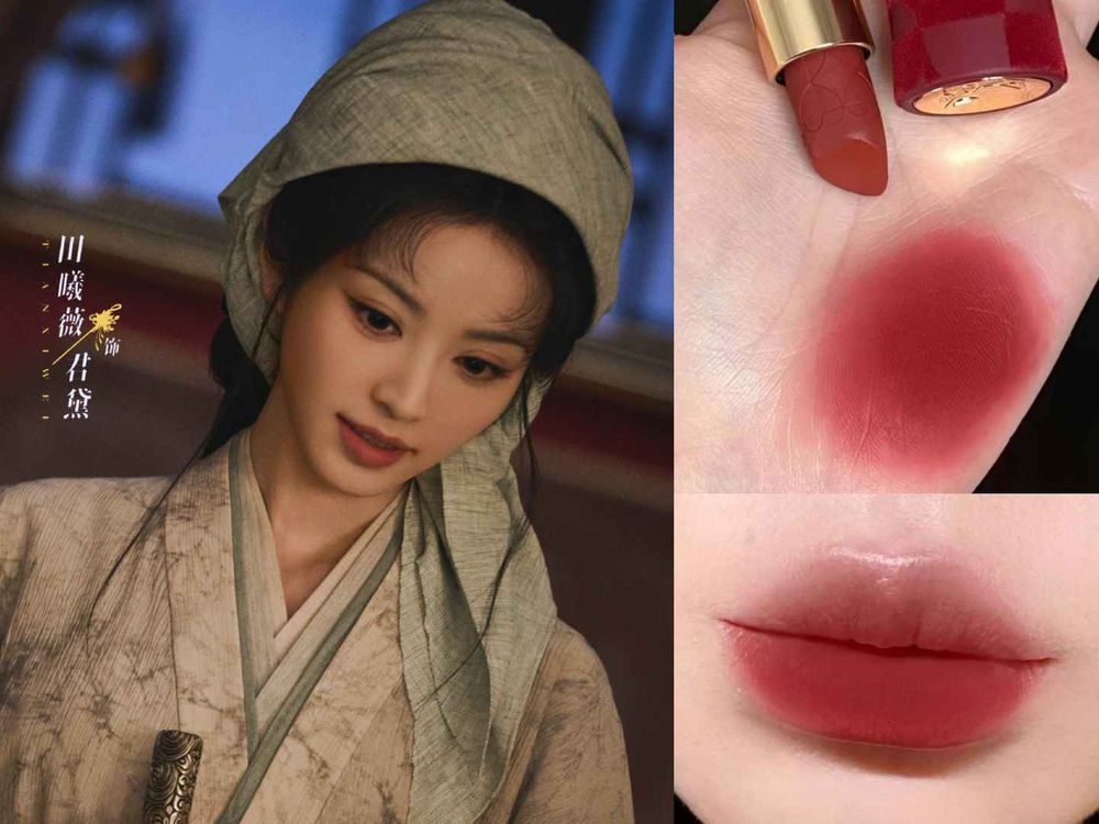 田曦薇《嫁金釵》甜臉狠起來太帶感！君黛霸氣紅唇、魏嬈藏鋒豆沙唇，雙女主命定唇色推薦，從唇形到畫法一次掌握！-12