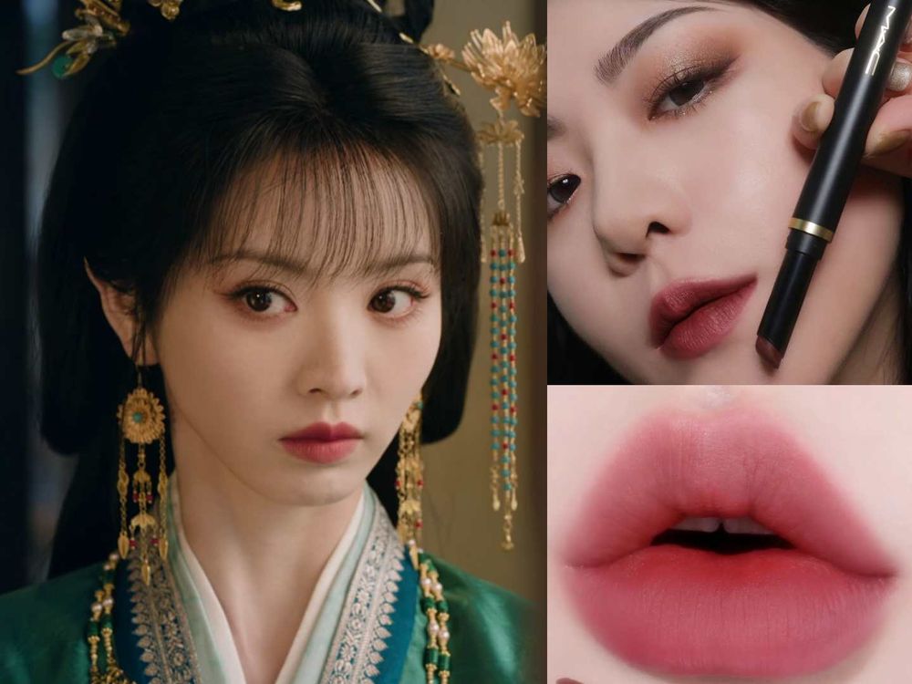 田曦薇《嫁金釵》甜臉狠起來太帶感！君黛霸氣紅唇、魏嬈藏鋒豆沙唇，雙女主命定唇色推薦，從唇形到畫法一次掌握！-14
