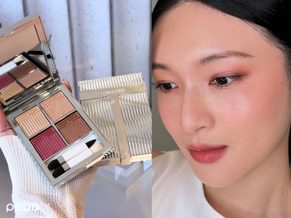 TOM FORD冬日限定美到犯規！銀箔潤唇膏、莓果水光唇搶先看，金棕眼盤＋鑽光眼影筆閃出高級感！-7