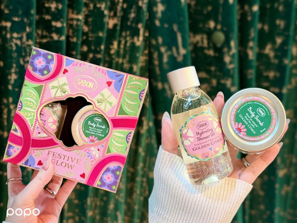 SABON 2026聖誕限定開搶！全新「金燦柑橘」融合檸檬紅茶＋溫暖木質香，蝴蝶結熱氣球限定包裝、24天倒數月曆必收！-7