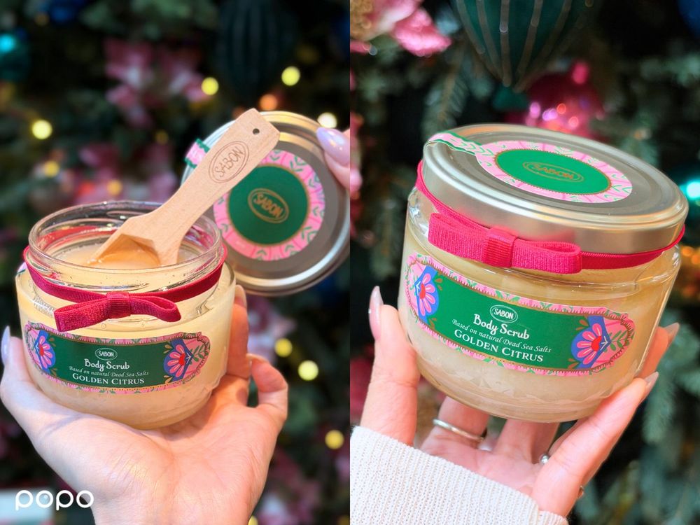 SABON 2026聖誕限定開搶！全新「金燦柑橘」融合檸檬紅茶＋溫暖木質香，蝴蝶結熱氣球限定包裝、24天倒數月曆必收！-14