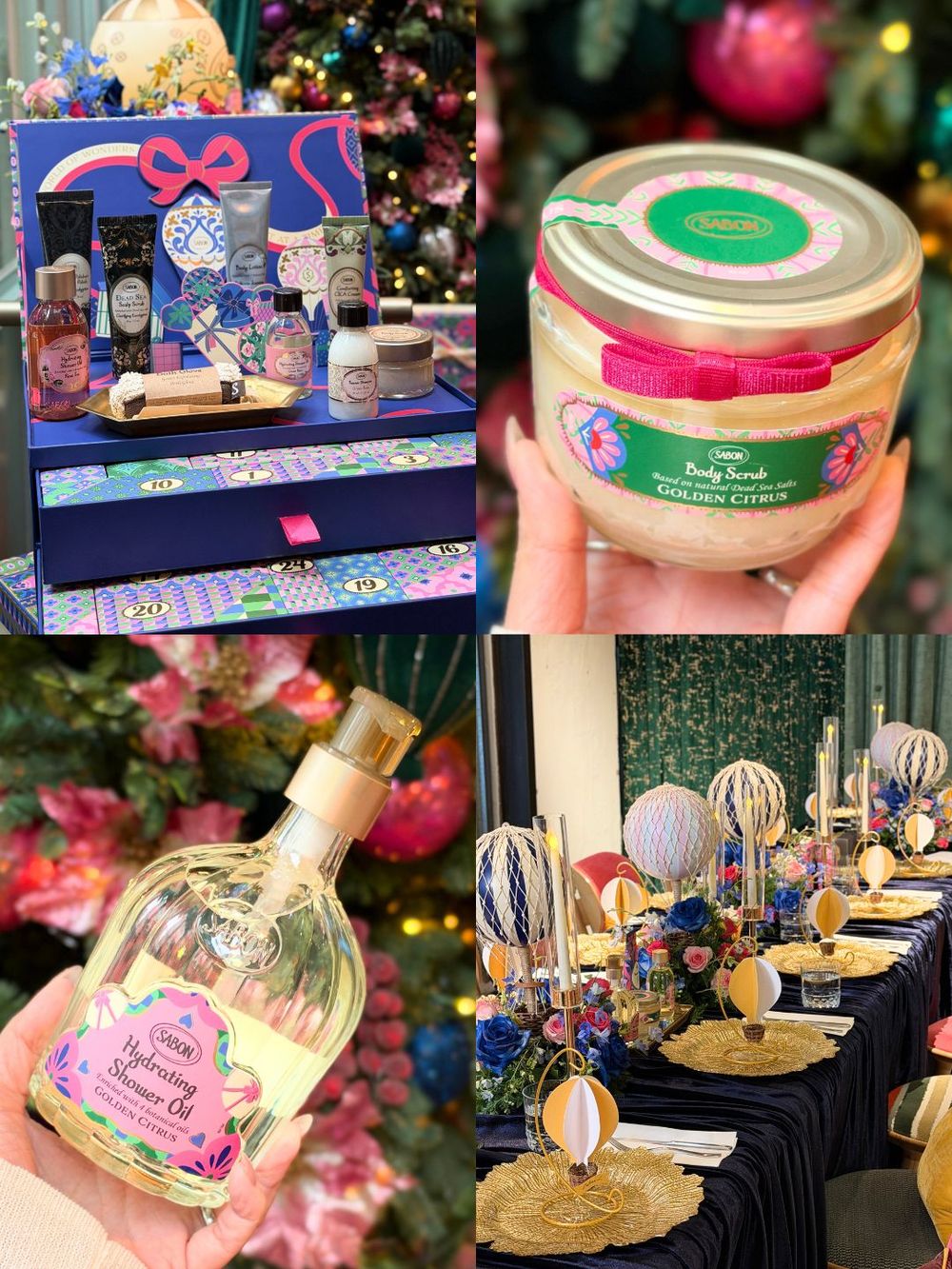 SABON 2026聖誕限定開搶！全新「金燦柑橘」融合檸檬紅茶＋溫暖木質香，蝴蝶結熱氣球限定包裝、24天倒數月曆必收！-0
