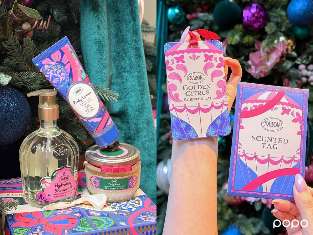 SABON 2026聖誕限定開搶！全新「金燦柑橘」融合檸檬紅茶＋溫暖木質香，蝴蝶結熱氣球限定包裝、24天倒數月曆必收！-21