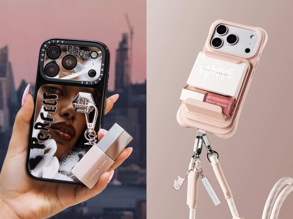 這聯名太懂女孩了！CASETiFY聯手蕾哈娜Fenty Beauty！「鏡面手機殼、收納支架」補妝自拍都方便！-3