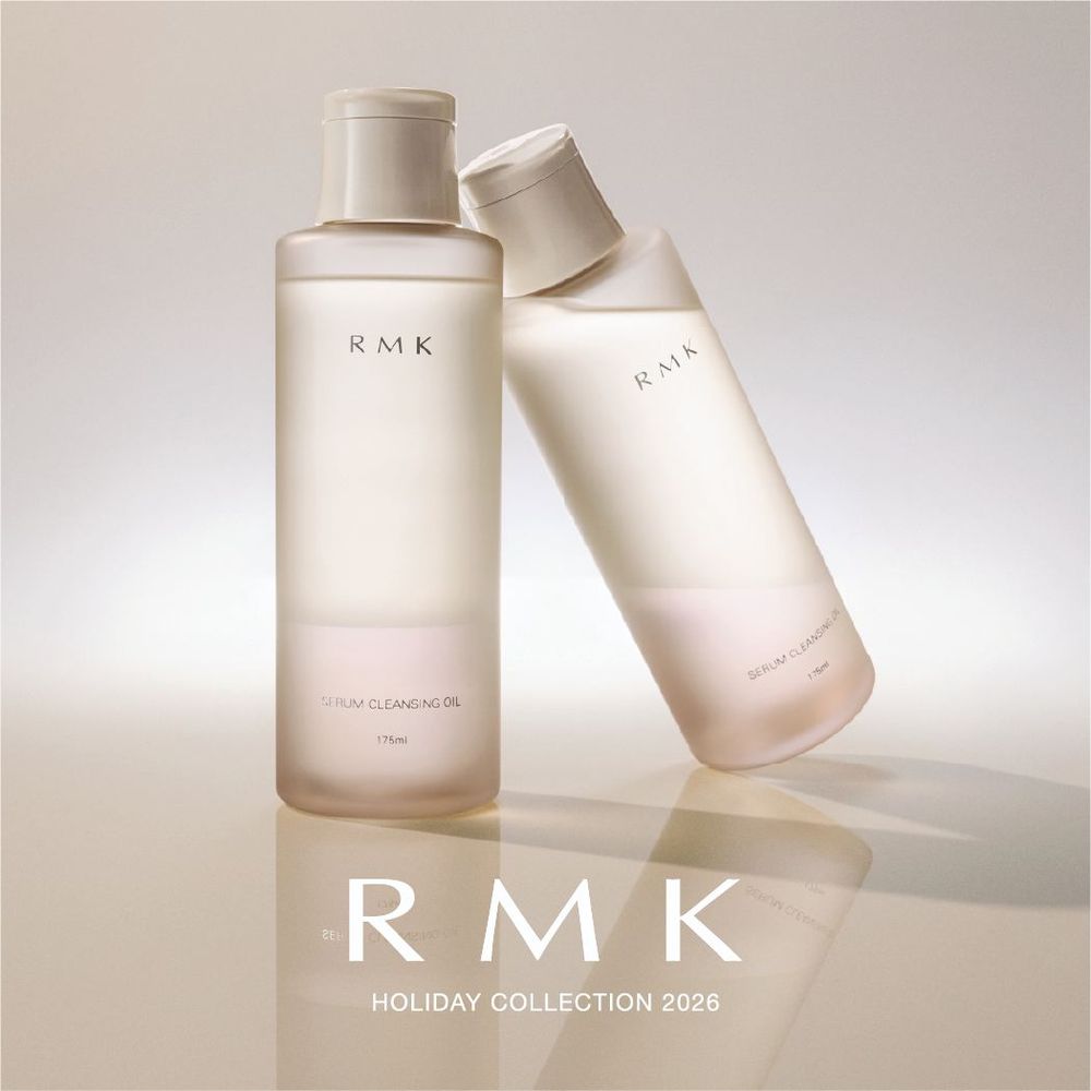 RMK聖誕限定美色犯規！「煙燻藕紫眼、無花果棕唇、玫瑰摩卡指彩」秋冬氛圍直接拉滿，香檳金眼影搭配水光頰彩，美到捨不得卸妝-8