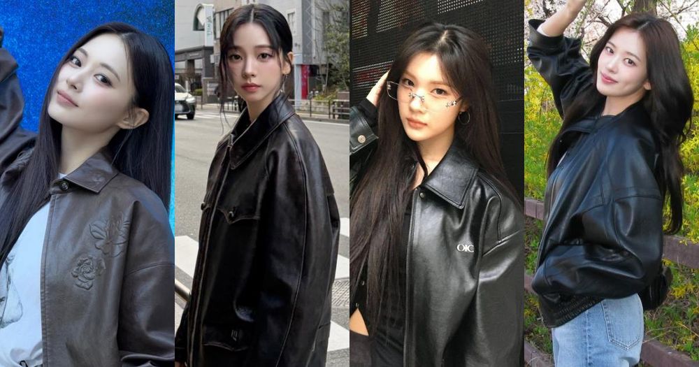 皮衣根本是女神必備！6位「超會穿皮衣」女愛豆盤點！子瑜美得太犯規！H2H Juun配無框眼鏡氣場全開！-1