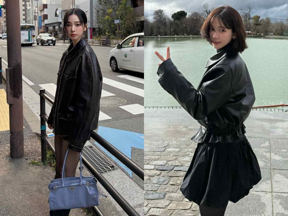 皮衣根本是女神必備！6位「超會穿皮衣」女愛豆盤點！子瑜美得太犯規！H2H Juun配無框眼鏡氣場全開！-7