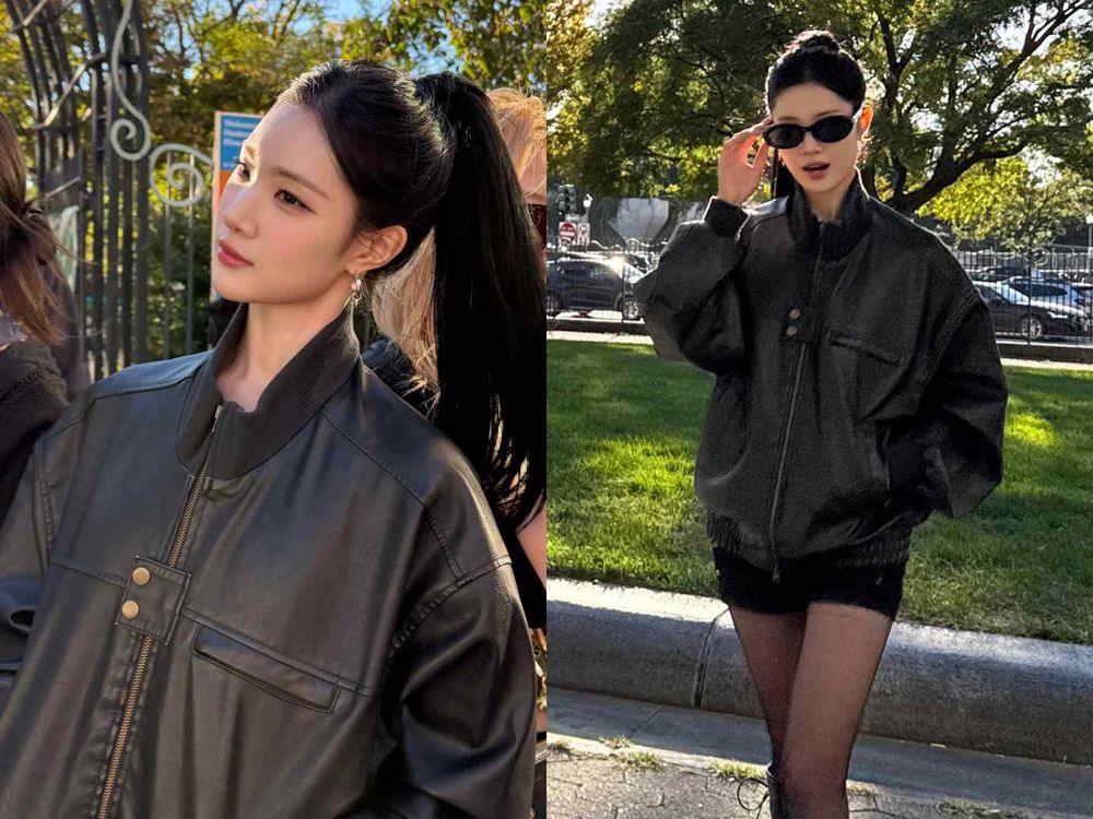皮衣根本是女神必備！6位「超會穿皮衣」女愛豆盤點！子瑜美得太犯規！H2H Juun配無框眼鏡氣場全開！-4