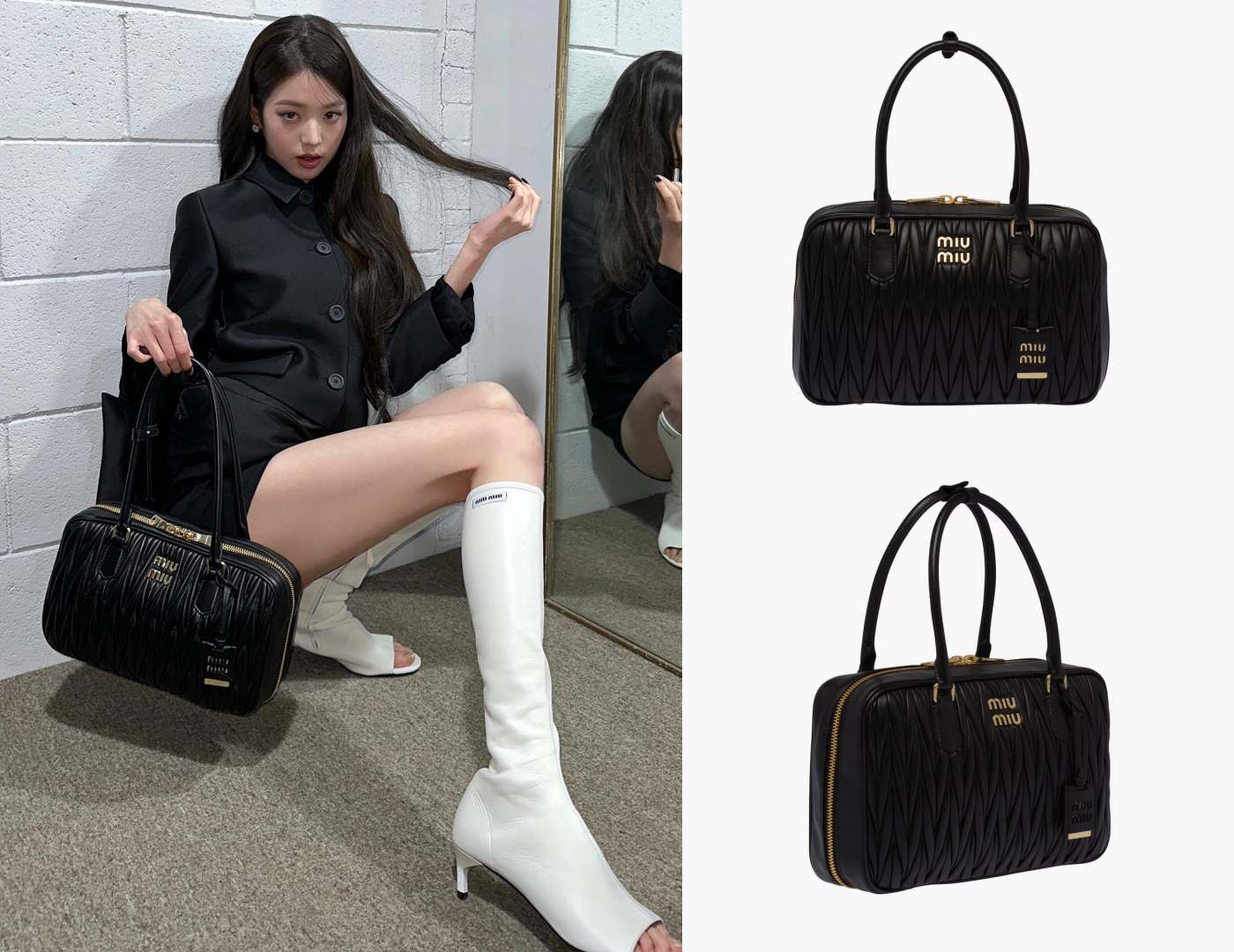 人間Miu Miu是她！IVE張員瑛『女神同款』Miu Miu入門精品包、必買型號