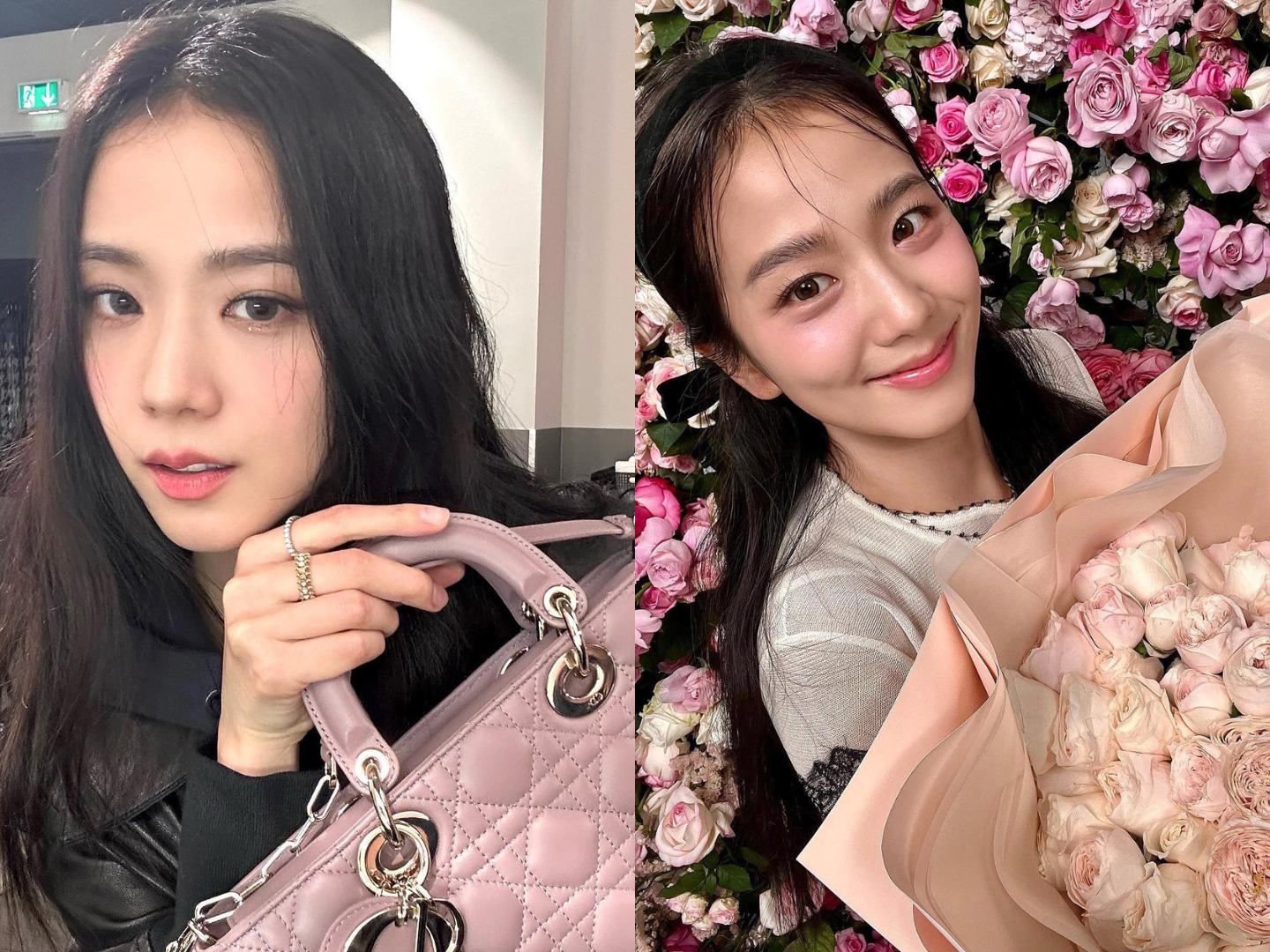 韓國歐膩妝容範本!BLACKPINK JISOO『韓系淡顏初戀妝』暖棕菱角平眉、細閃裸粉下至暈染...,愛用彩妝全公開!-9