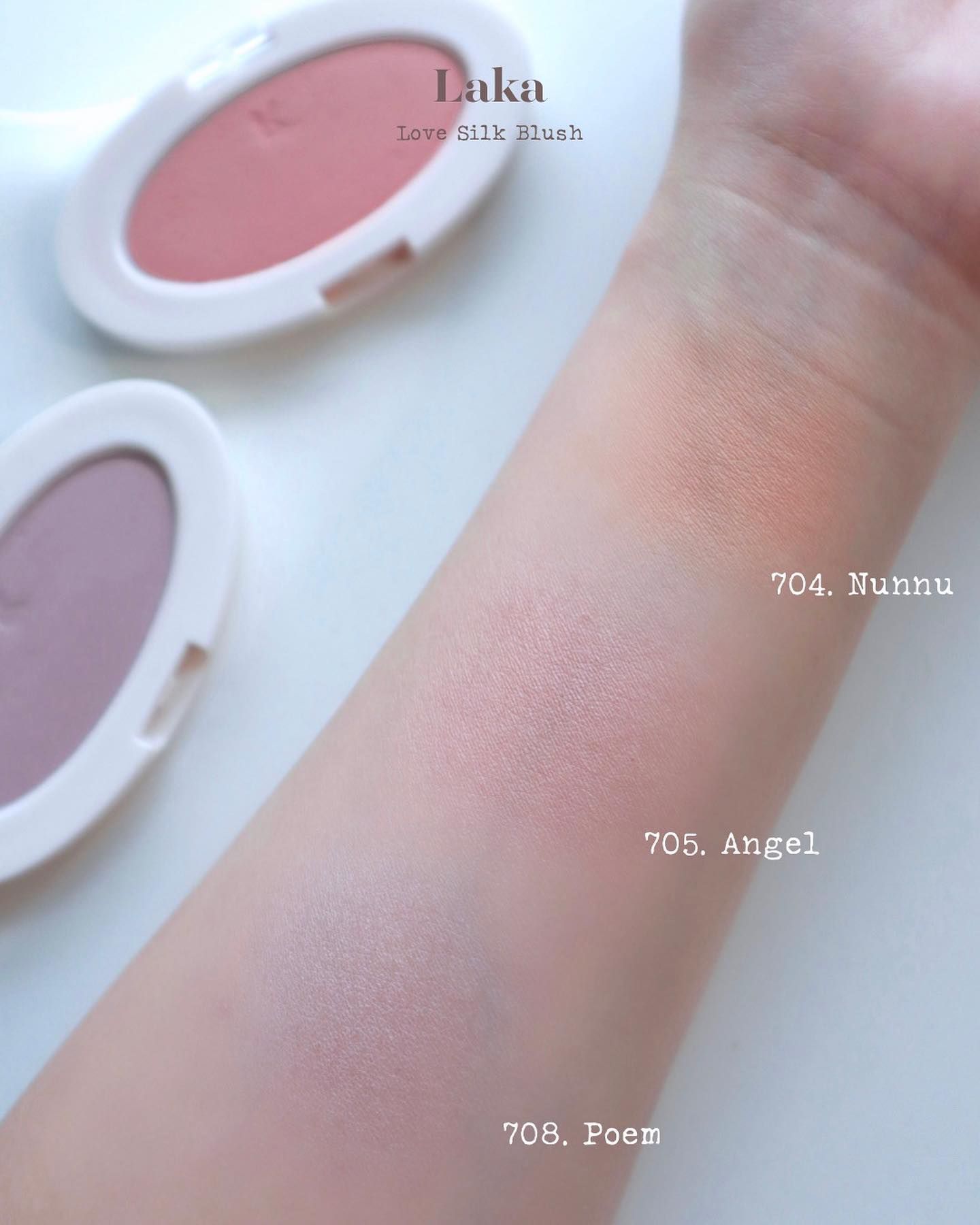 Laka Love Silk Blush 704Nunnu - 通販 - metalgypsum.com.br