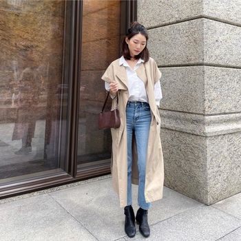 OOTD｜一衣多穿 x 小直筒九分牛仔褲