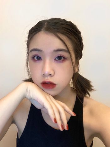 🍇藍莓葡萄汽水妝容🥤#妝容分享