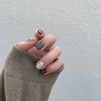 Nails｜冬天的毛線衣