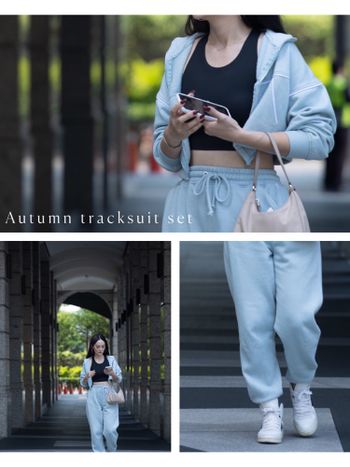 初秋穿搭｜超舒適tracksuit set