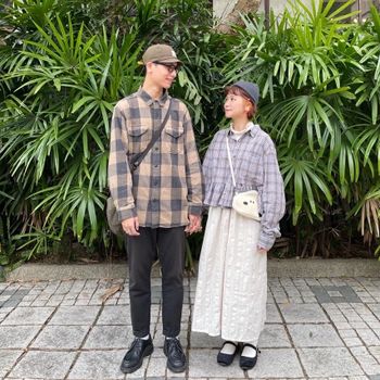 ❁. ᴼᴼᵀᴰ｜情侶穿搭 格紋 look