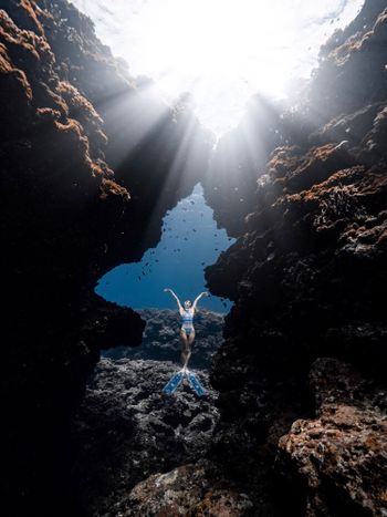 🌻蘭嶼👉🏾自由潛水勝地，全台最美的潛點