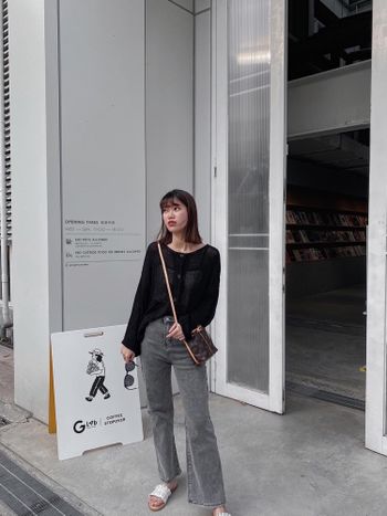 OOTD｜秋天必備黑色針織