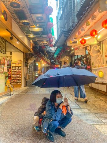 ｜九份旅行｜古色古香｜陰雨綿綿的天