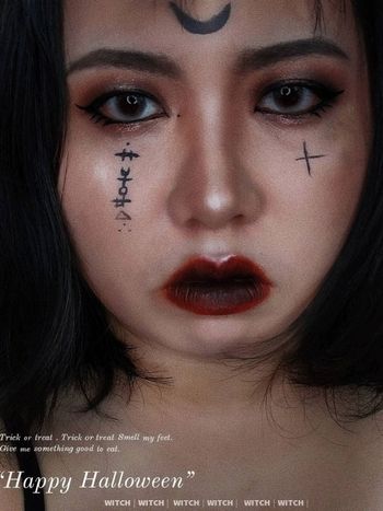 萬聖節妝容分享🎃暗黑女巫💀