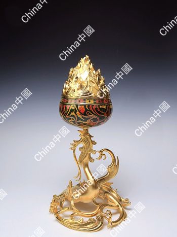 龍騰聚寶博山爐