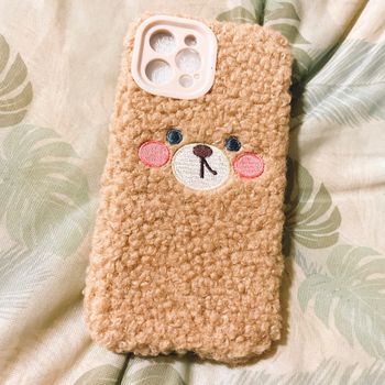 fluffy phone case
