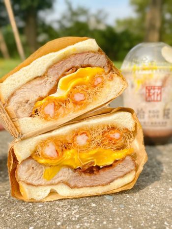 ❗️市集限定❗️超豪華巨型吐司｜胖老闆誠意肉粥