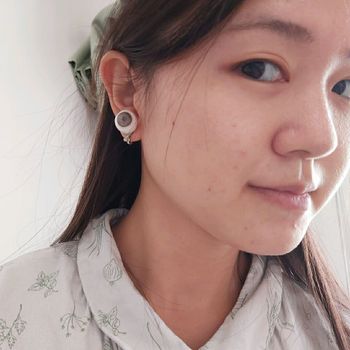 飾品  遲來的萬聖節裝飾  耳飾