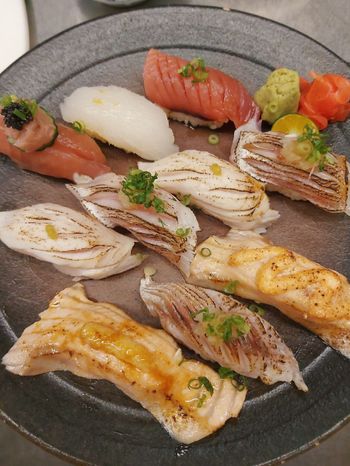 每日新鮮海魚製作的握壽司