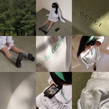 Vのootd 今年流行のBV綠